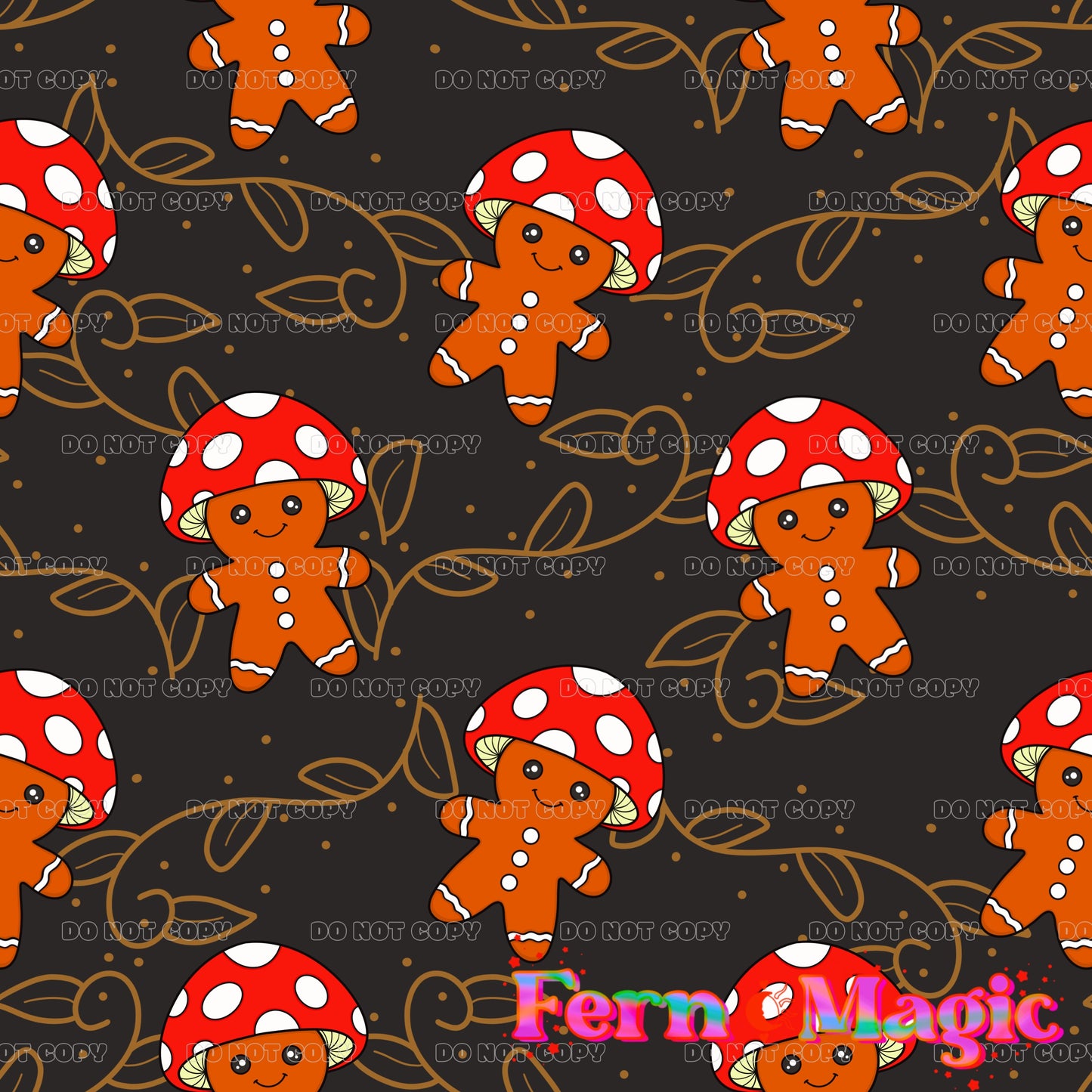 LIMITED mushroom gingerbread men
