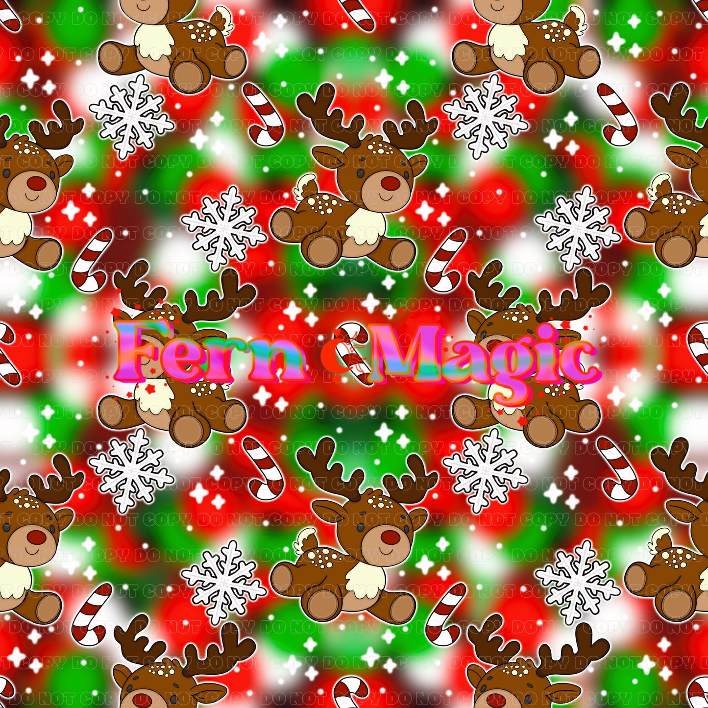 Bright reindeer plushie LIMITED
