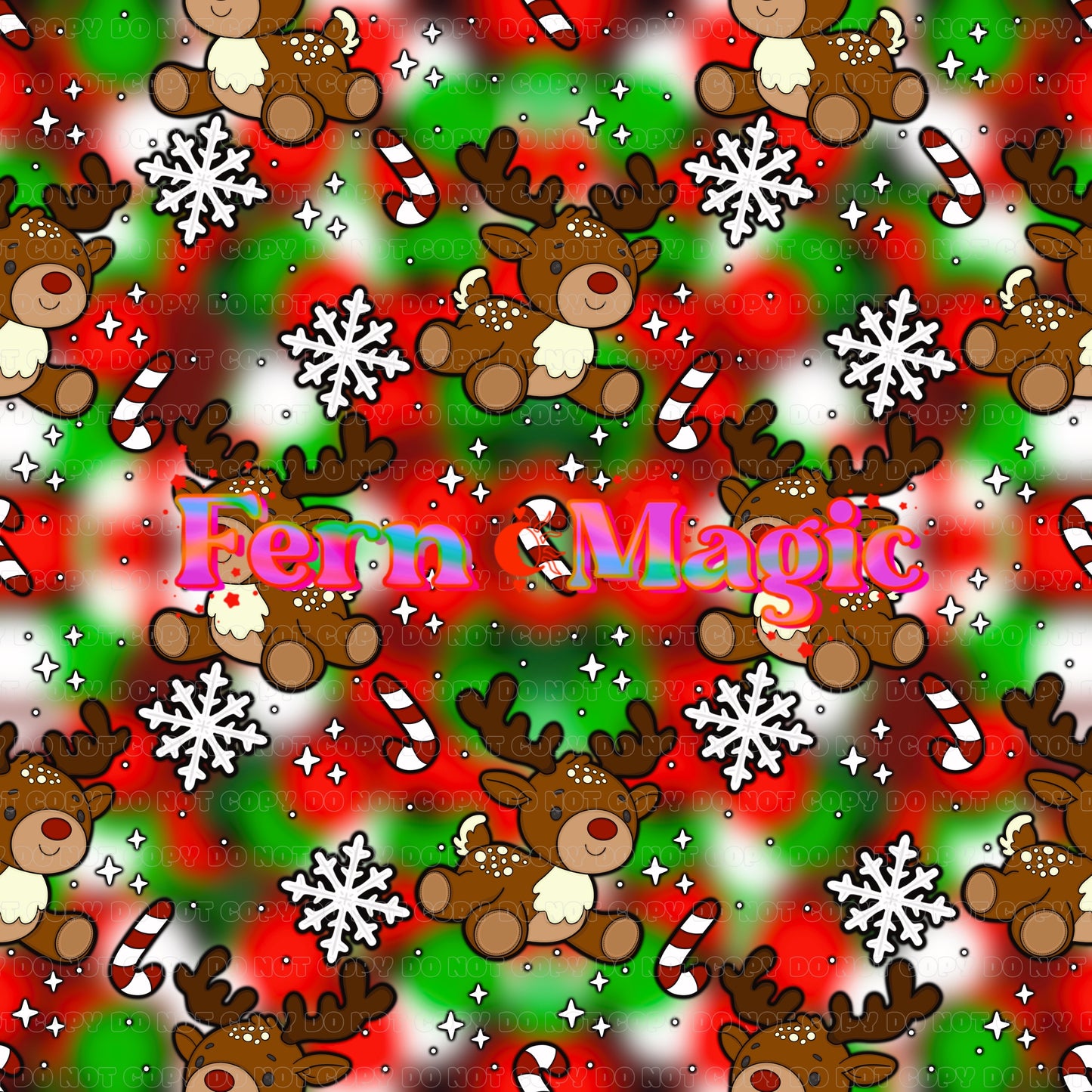 Bright reindeer plushie LIMITED