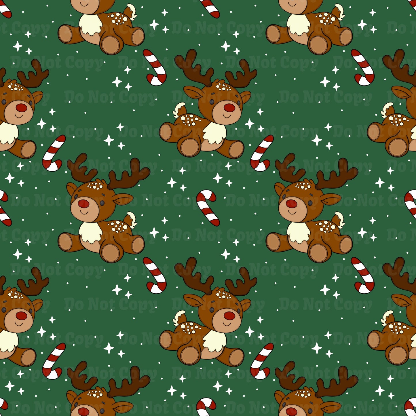 Cozy Christmas Reindeer